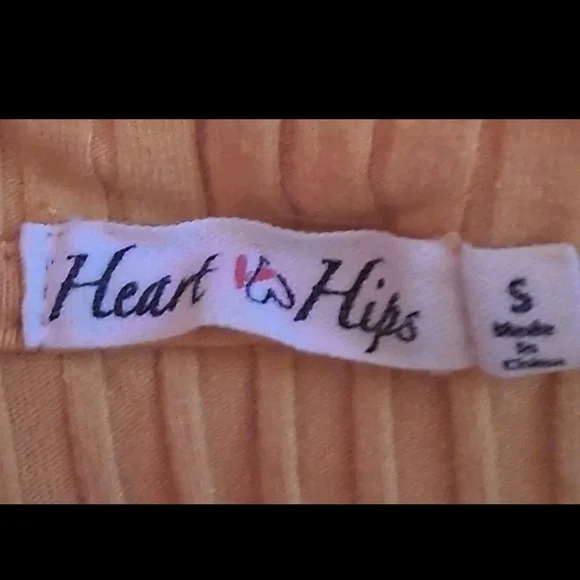 Heart Hips Yellow Ribbed Midi Dress - Picture 5 of 7